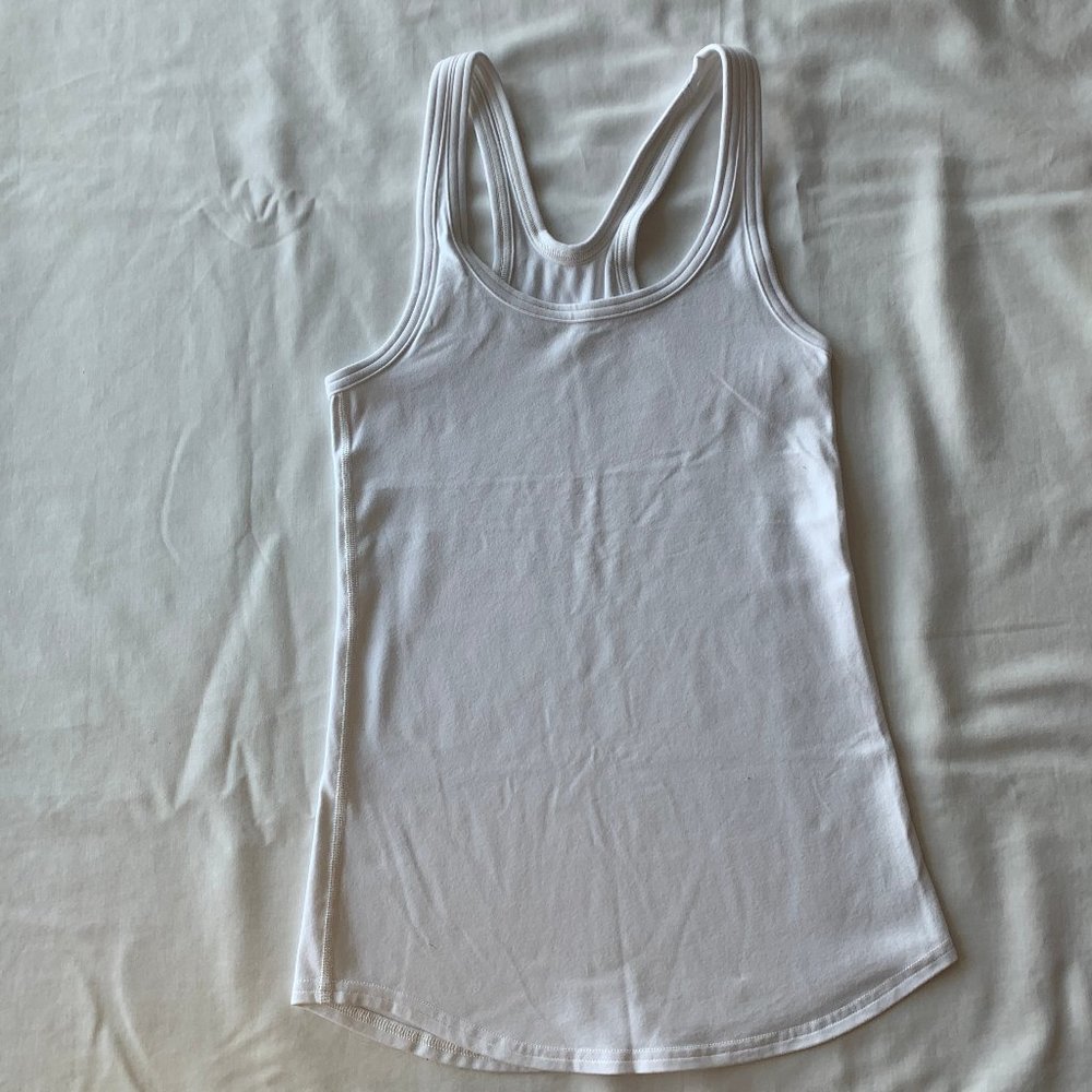 Lululemon Cool Racerback Tank in White